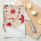 ママクラグジュアリーディアーズテンプレートキッチンタオル キッチンタオル (四つ折り)