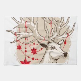 ママクラグジュアリーディアーズテンプレートキッチンタオル キッチンタオル