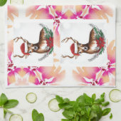 ママクラグジュアリーディアーズテンプレートキッチンタオル キッチンタオル (折り畳み)