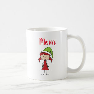 ママクリスマスキャラクターのコーヒーマグ コーヒーマグカップ