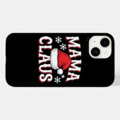 ママクロースとサンタハット Case-Mate iPhoneケース (裏面 (横))