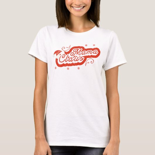 ママクロースのクリスマスTシャツ Tシャツ (正面)