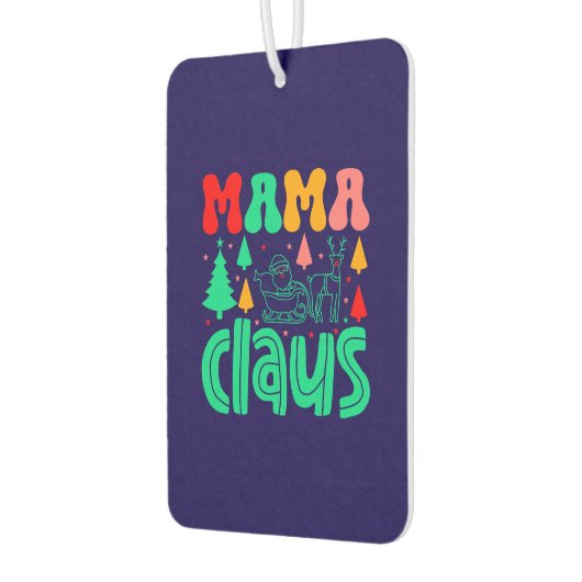 ママクロースクリスマスデザイン-60097 カーエアーフレッシュナー (左)