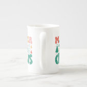 ママクロースクリスマスデザイン-60097 ボーンチャイナマグカップ (裏面)