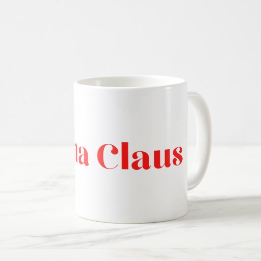 ママクロースホリデーマグ コーヒーマグカップ (正面右)