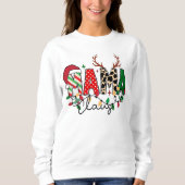 ママクロース – クリスマス魔法のキーパー スウェットシャツ (正面)