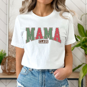 ママクロースTシャツクリストマママ Tシャツ