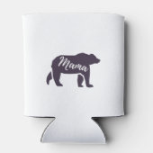 ママクールは。Mama Bearの意味をCan Coに示す 缶クーラー (裏面)