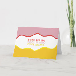 ママクールレトロな波が鮮やかに彩る シーズンカード