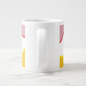 ママクールレトロな波が鮮やかに彩る ジャンボコーヒーマグカップ (裏面)