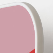 ママクールレトロな波が鮮やかに彩る ピックルボールラケット (左詳細)