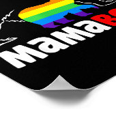 ママグッズ レインボーフラッグ LGBTプライド ポスター (角)