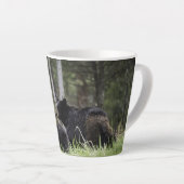 ママグマと子グマのクマ コーヒーマグ カップ 名入れギフト (右アングル)