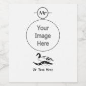 ママグースイミング ワインラベル (シングルラベル)