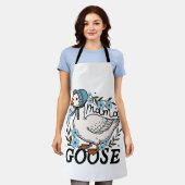 ママグースガ間抜けースマザーズ エプロン (着用した状態)