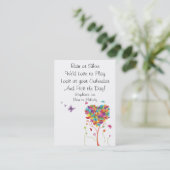 ママコールカードバタフライ2013カレンダーテンプレート コーリングカード (スタンド正面)