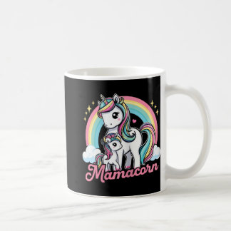 ママコーン – おもしろいかわいいユニコーンの衣装ママ母 コーヒーマグカップ