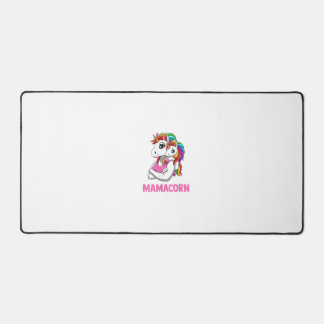 ママコーン - 母と娘のユニコーン タンクトップ デスクマット
