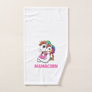 ママコーン - 母と娘のユニコーン タンクトップ ハンドタオル