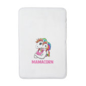 ママコーン - 母と娘のユニコーン タンクトップ バスマット (正面縦)