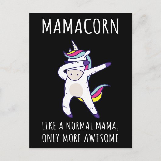 ママコーンIV – マ素晴らしマユニコーン ポストカード (正面)