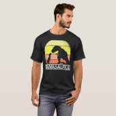 ママサウルスママママの母の日レックス恐竜 Tシャツ (正面フル)