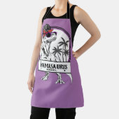 ママサウルスマムTレックスディーノおもしろい名前をカスタムする エプロン (インサイチュ)