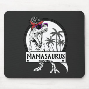 ママサウルスマムTレックスディーノおもしろい名前をカスタムする マウスパッド