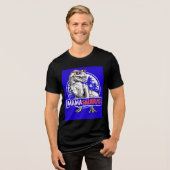 ママサウルス トライブレンドTシャツ (正面全面)