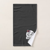 ママサウルス ママＴＲＥＸ恐竜おもろいオリジナル名 バスタオルセット (ハンドタオル)