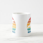 ママサウルス ママ 恐竜 面白い 母の日 コーヒーマグカップ (中央)