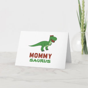 ママサウルス 恐竜 T-Rex ディノママ 母の日 カード