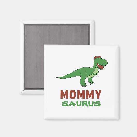ママサウルス 恐竜 T-Rex ディノママ 母の日 マグネット (正面/裏面)