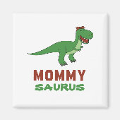 ママサウルス 恐竜 T-Rex ディノママ 母の日 マグネット (正面)