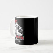 ママサウルス T レックス 恐竜 おもしろ ママ サウルス コーヒーマグカップ (正面左)