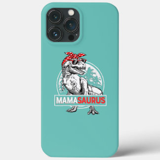 ママサウルスTレックスおもしろい恐竜ママサウルス iPhone 13 PRO MAXケース