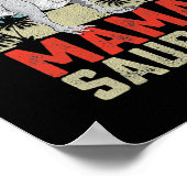 ママサウルスTレックス恐竜ママサウルスファミリー ポスター (角)