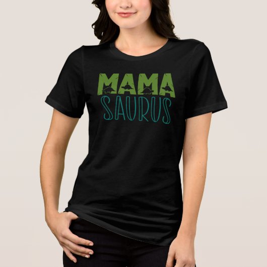 ママザウルス 母の日 トライブレンドＴシャツ (正面)