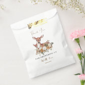 ママシカとベビー鹿ベビーシャワー フェイバーバッグ (封をした状態)