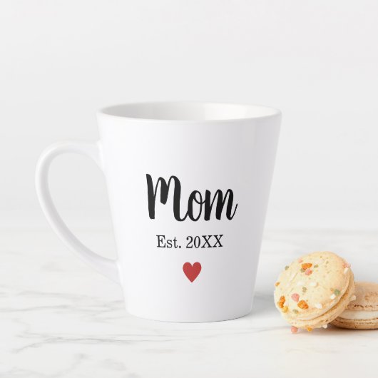 ママシンプルエスト。リトルハートカスタム カフェラテマグ (インサイチュ)