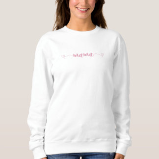 ママシンプルミニマリストスウェットシャツ スウェットシャツ