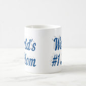 ママシーブルー半文字コーヒーマグ コーヒーマグカップ (中央)