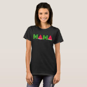 ママスイカ素晴らしサマーフルーツ母の日 Tシャツ (正面フル)