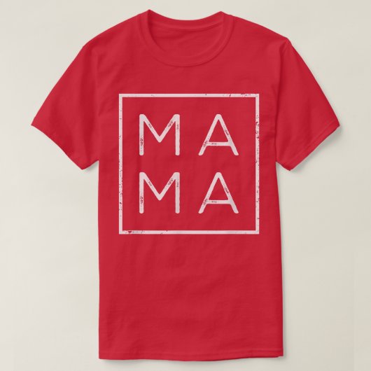 ママスクウェア・ティー・マザーズ・デイ、ママ、 Tシャツ (デザイン正面)