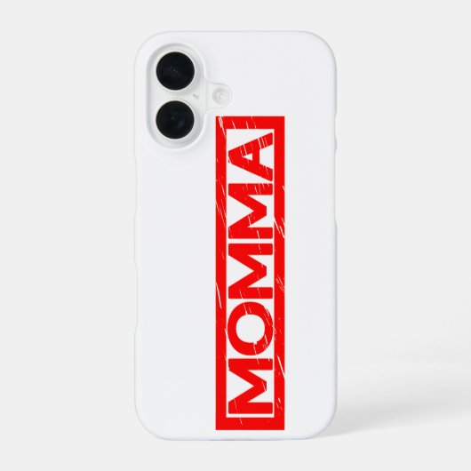 ママスタンプ iPhone 16ケース (裏面)