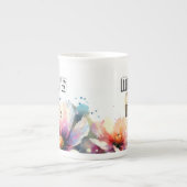 ママスフローラ専門マグカップ ボーンチャイナマグカップ (正面)