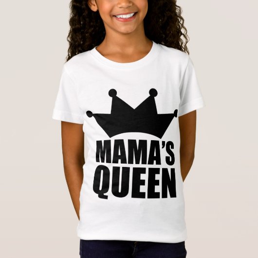 ママスベビー女王 Tシャツ (正面)