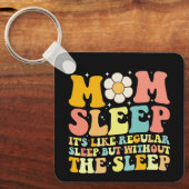 ママスリープマおもしろいマザーズデイグルービーレトロ キーホルダー (正面)