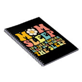 ママスリープマおもしろいマザーズデイグルービーレトロ ノートブック (右側)