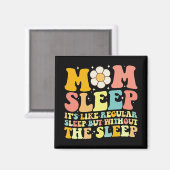 ママスリープマおもしろいマザーズデイグルービーレトロ マグネット (正面/裏面)